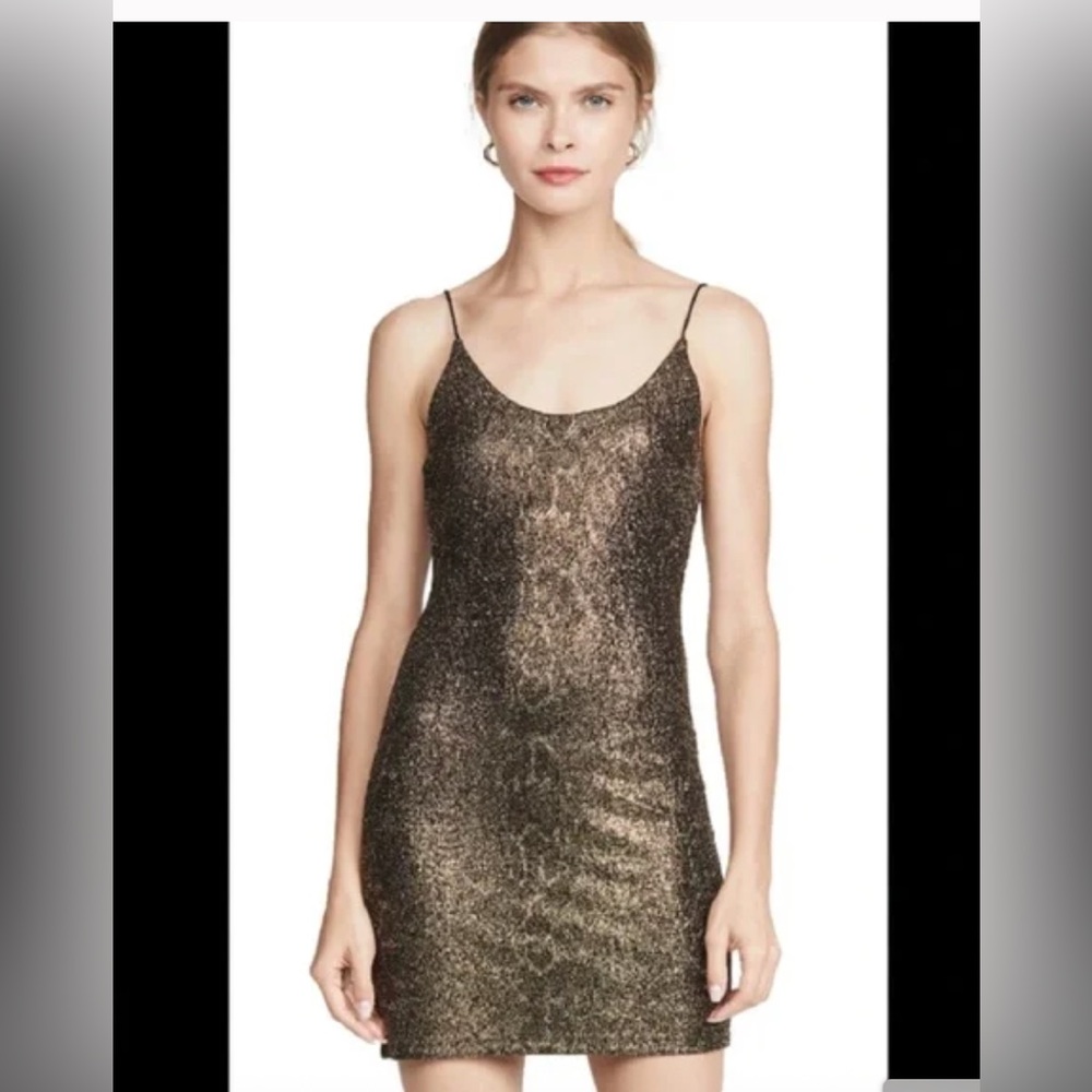 NWT Alice + Olivia Size 6 Delora Snake Print Stretch Mini Dress